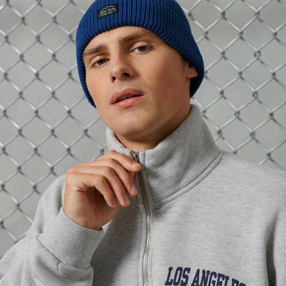 COPY - Superdry Storm Beanie M9010036A Pilot Mid Blue - Picture 2 of 4